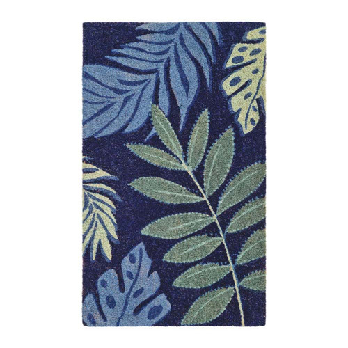 J.Elliot Tropical Leaves Coir Doormat | Temple & Webster