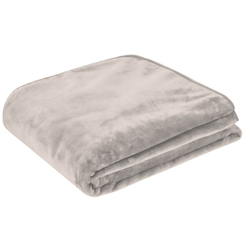 Solid Faux Mink Blanket | Temple & Webster