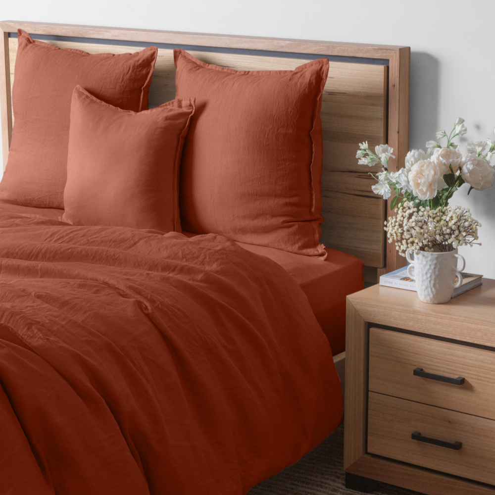 Square Solid Linen Cushion
