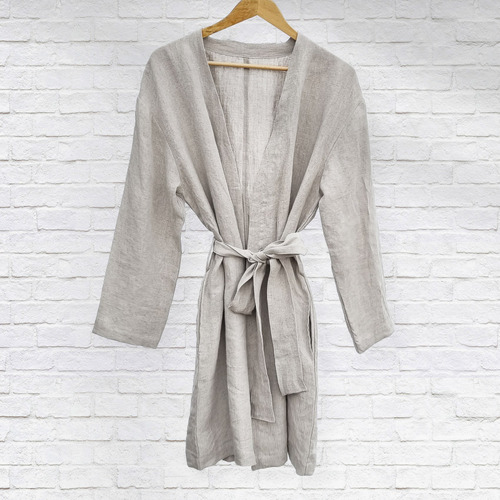 Solid Linen Kimono