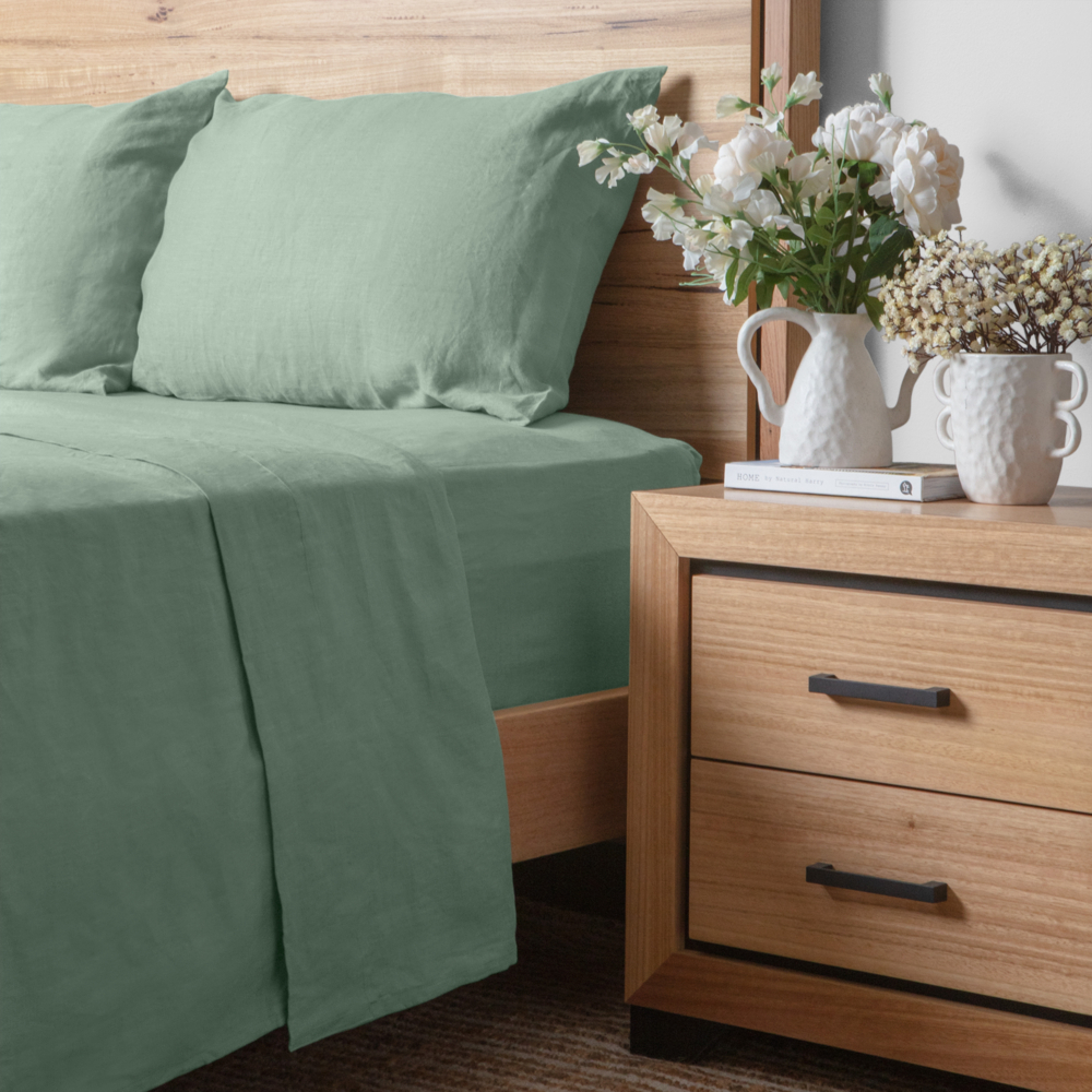 Solid Linen Sheet Set