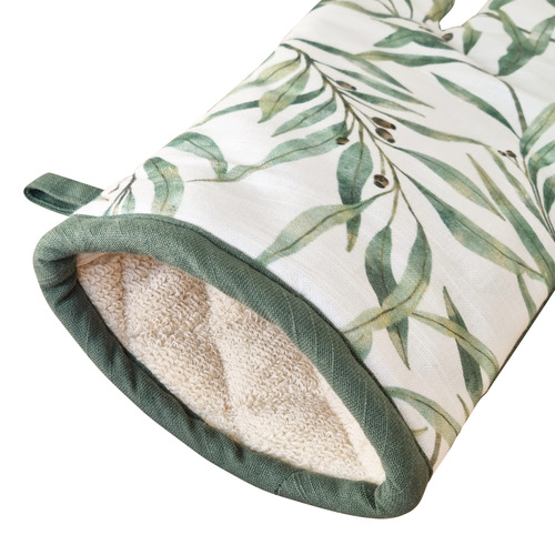 2 Piece Eucalyptus Cotton Oven Mitt Set