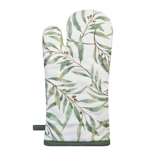2 Piece Eucalyptus Cotton Oven Mitt Set