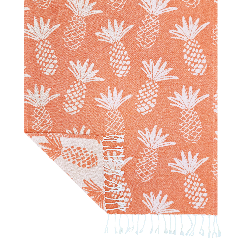 Pineapple Recycled Turkish Cotton Beach Towel