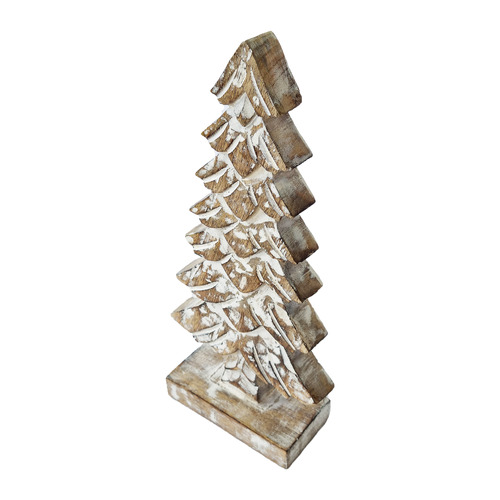 Grace Mango Wood Christmas Tree Ornament