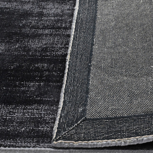 Charcoal Neo Hand-Loomed Viscose Rug