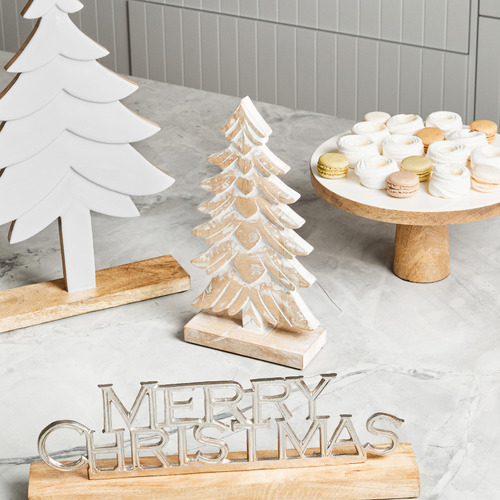 Grace Mango Wood Christmas Tree Ornament