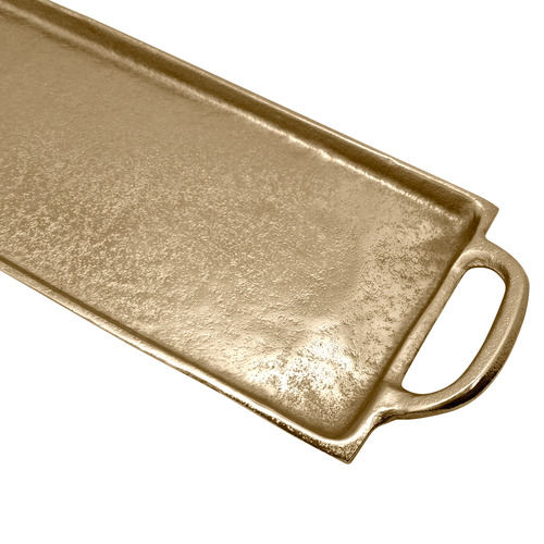 Gold Hand-Crafted Nillybeng Decorative Tray