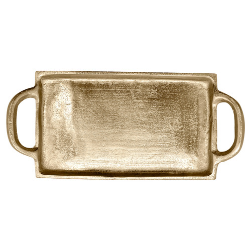 Gold Hand-Crafted Nillybeng Decorative Tray