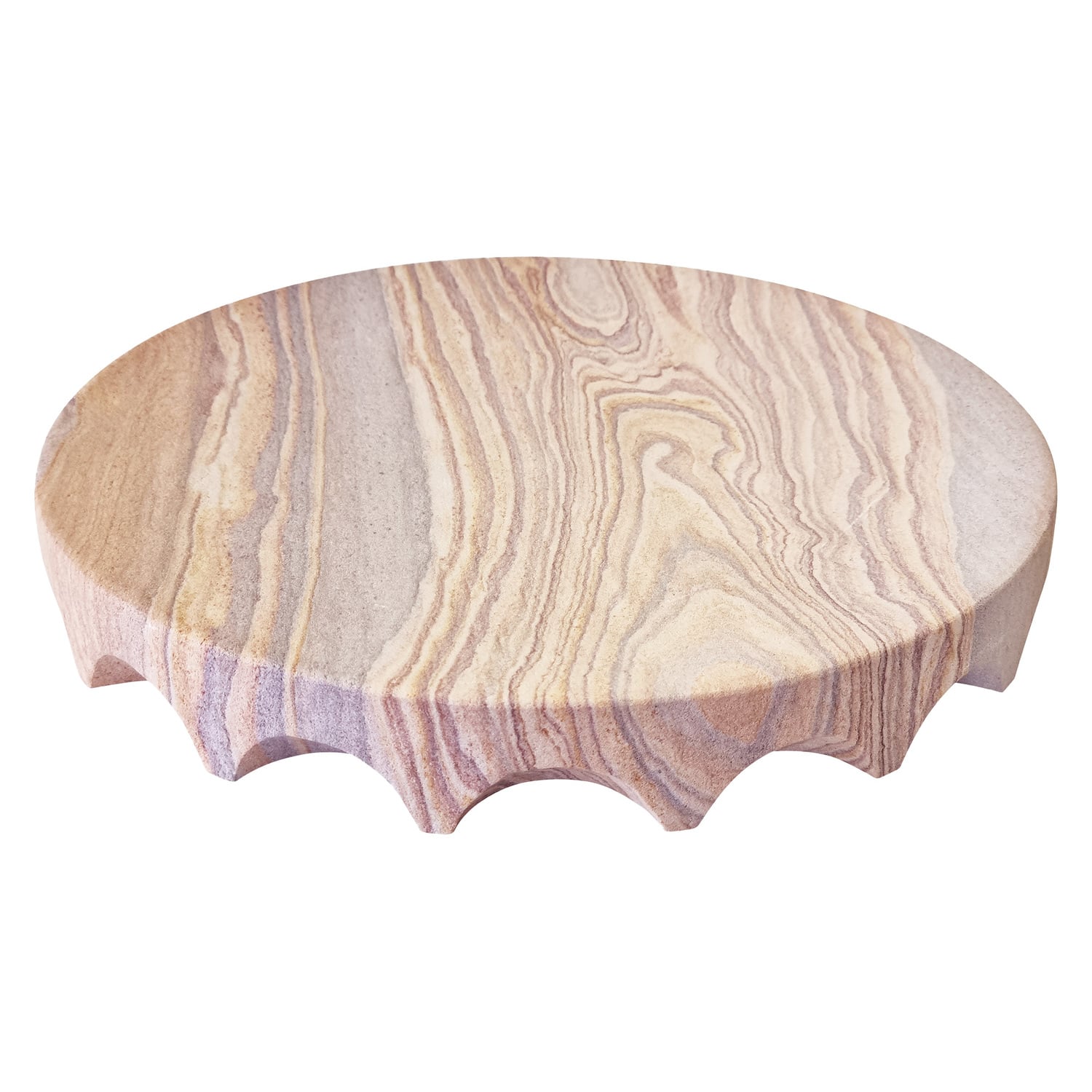 Hand-Crafted Sandstone Andrea Decorative Tray