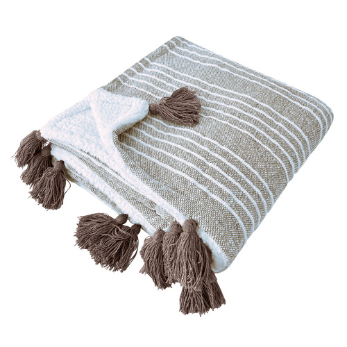 Stripe Chainmore Throw