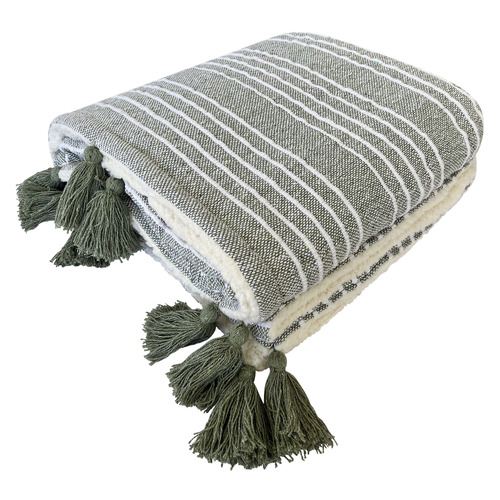 Stripe Chainmore Throw