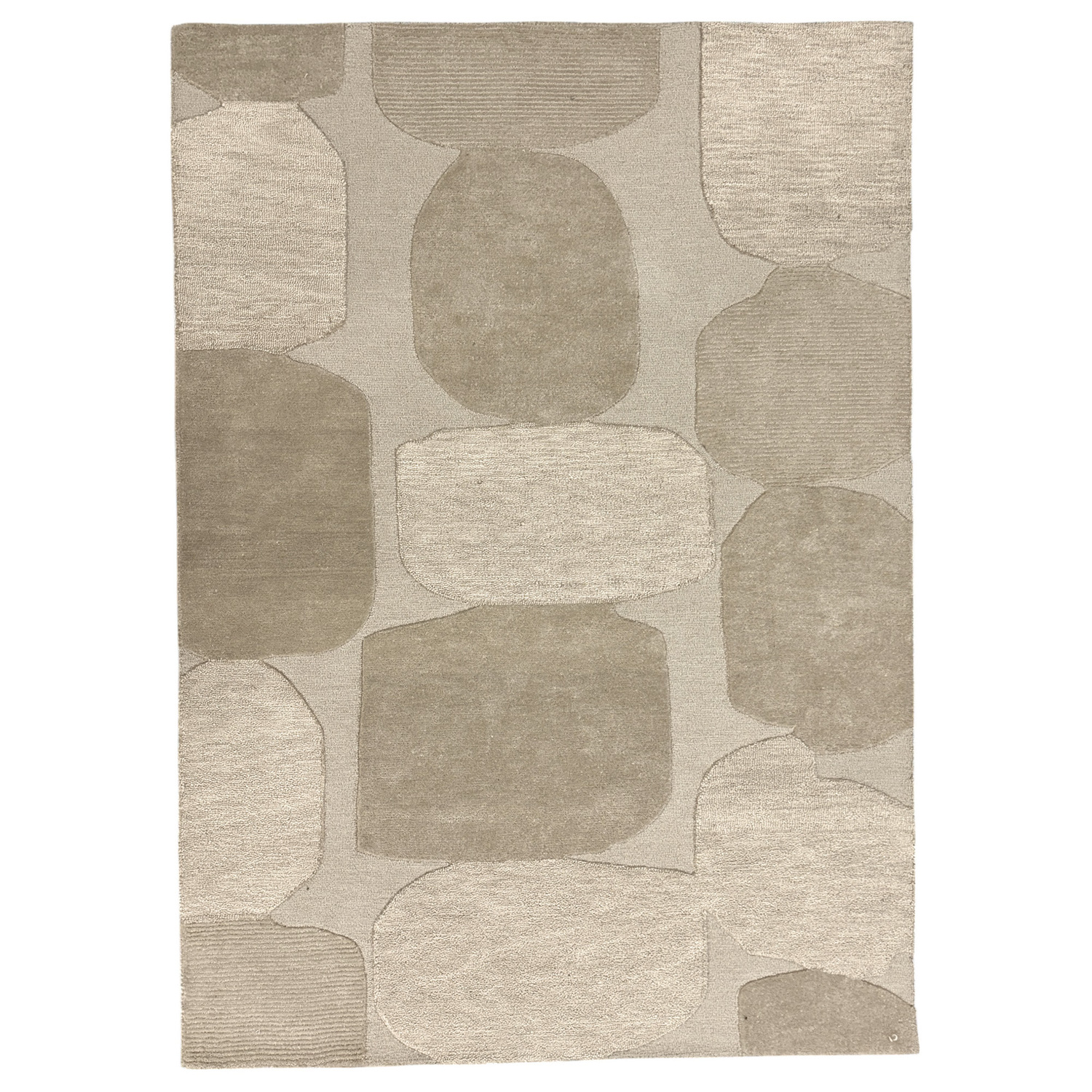 Brown Aria New Zealand Wool Rug