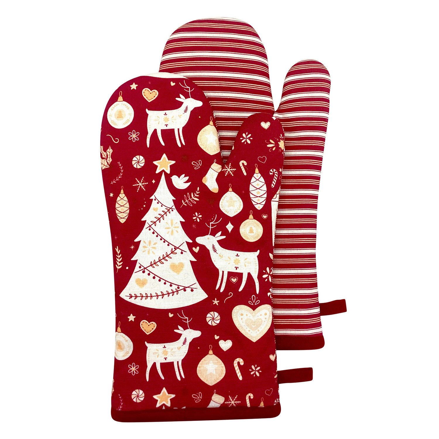 2 Piece Avery Cotton Oven Mitt Set