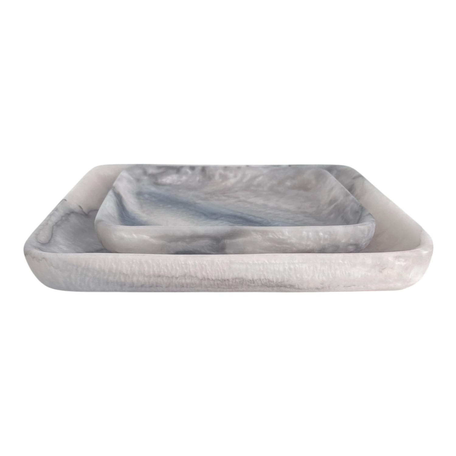 2 Piece Neva Square Serving Tray Set