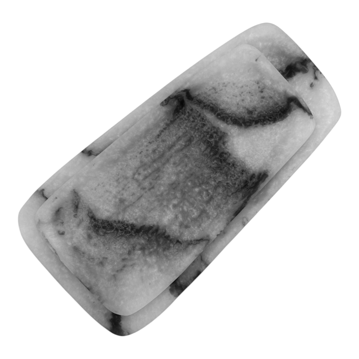 2 Piece Neva Rectangular Serving Tray Set