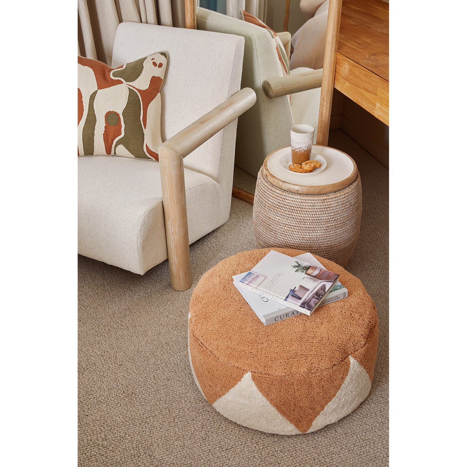 Kaira Cotton Pouf