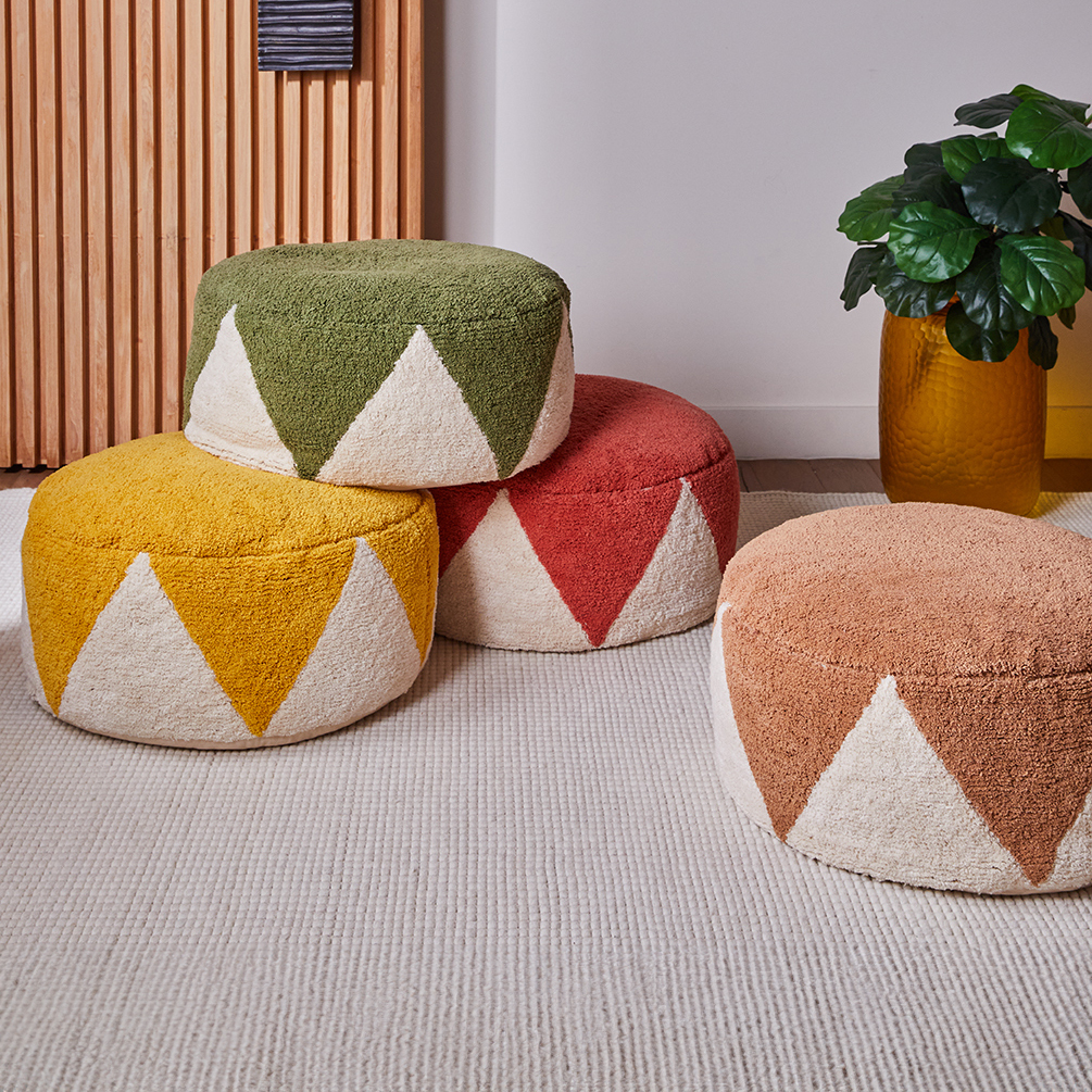 Kaira Cotton Pouf