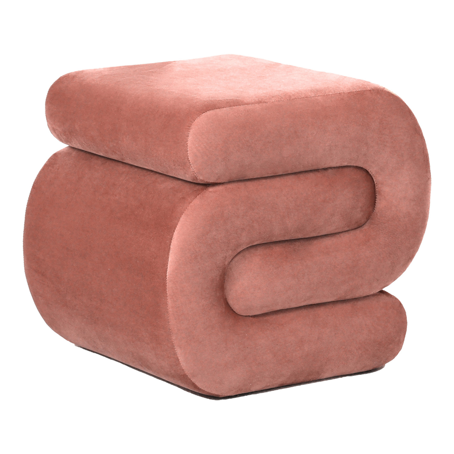 Luxa Velvet Ottoman