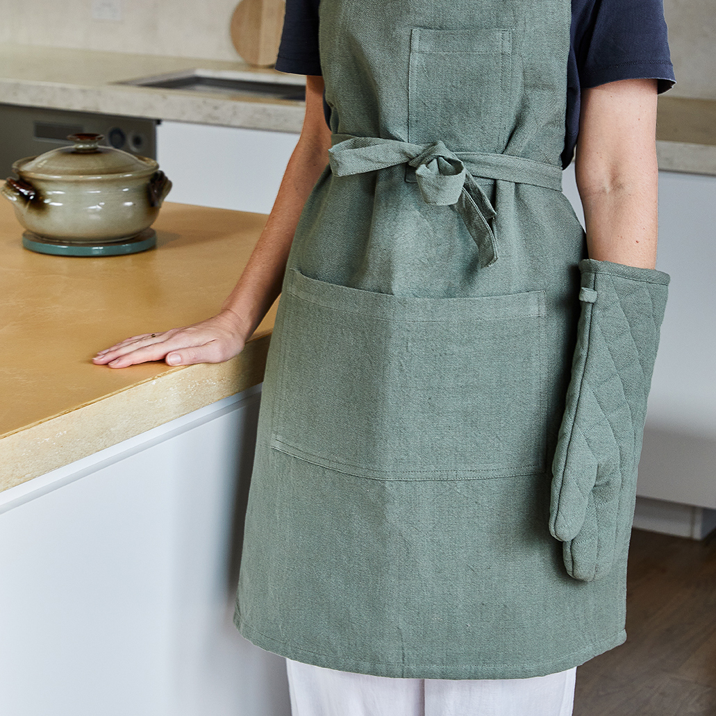 Eira Cotton-Blend Oven Mitts
