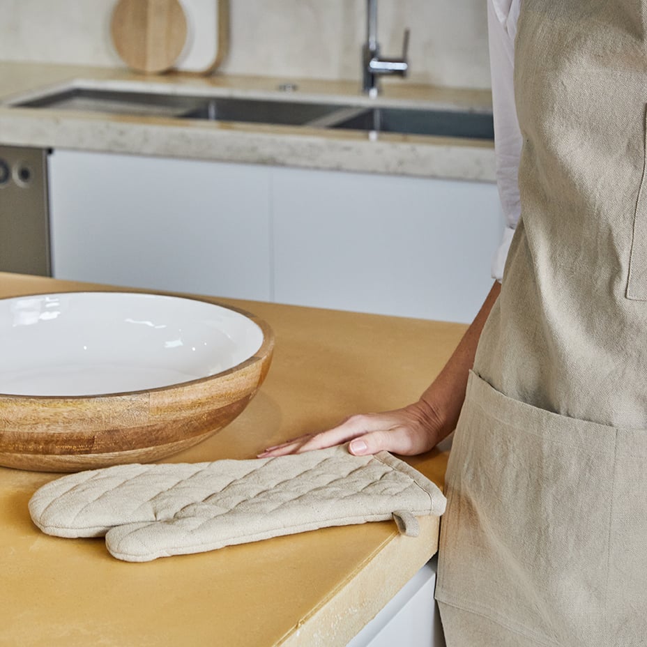 Eira Cotton-Blend Oven Mitts