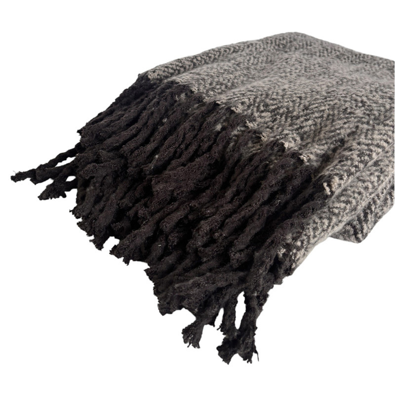 Wren Faux Mohair Throw