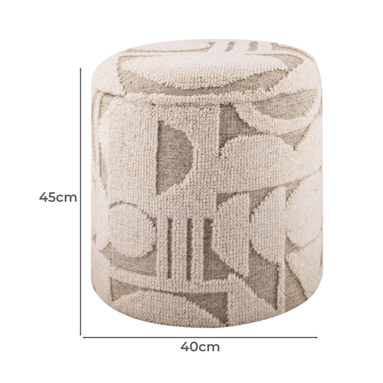 Zora Wool Storage Ottoman