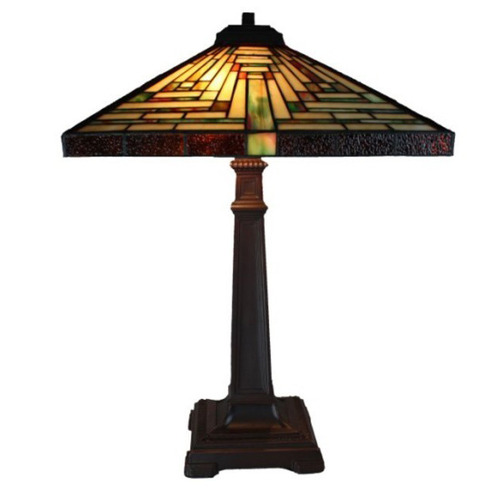 68cm Square Geometric Table Lamp