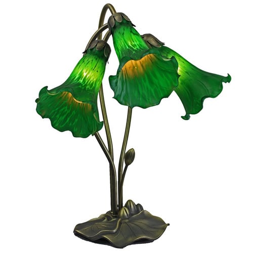 Three Branch Gooseneck Lily Lamp