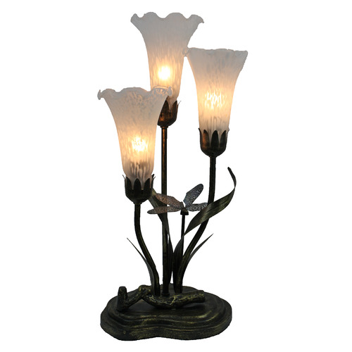 Three Branch Upward Lily Lamp