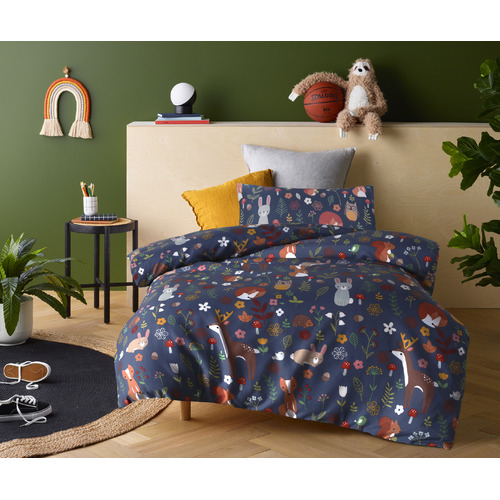 Pip Studio Nature Forest Glow in The Dark Quilt Cover Set
