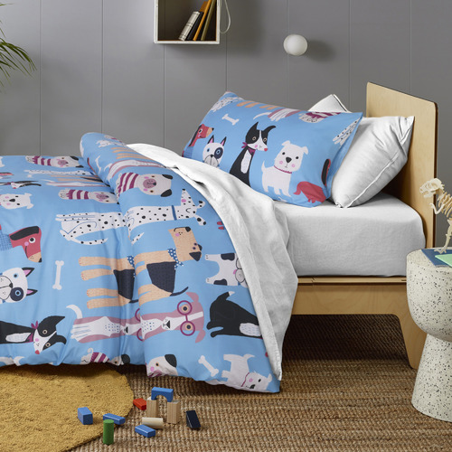 Puppy Club Glow in the Dark Quilt Cover Set