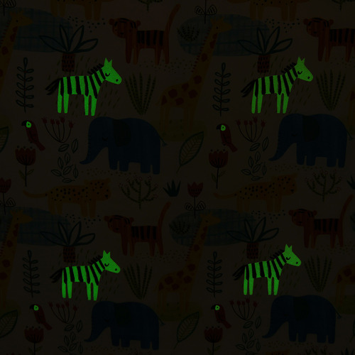 Little Jungle Glow in the Dark Quilt Cover Set