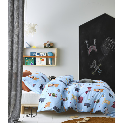 Woof Glow in the Dark Quilt Cover Set