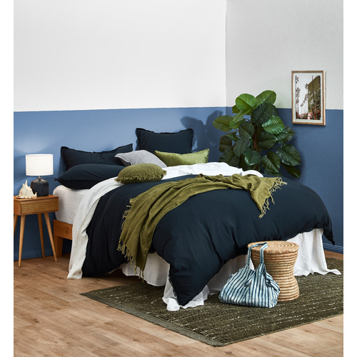 Sage Tailored Linen Cushion