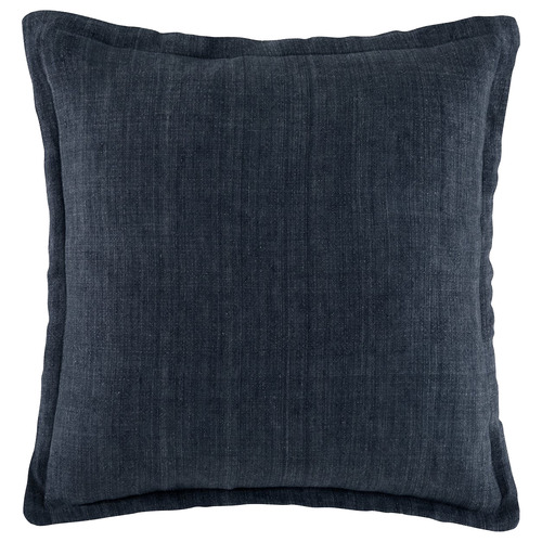 Indigo Tailored Linen Cushion