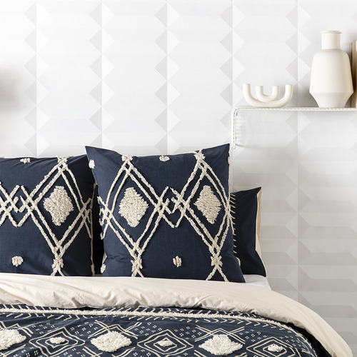 Kas Bekri Cotton Euro Pillowcase Temple & ster