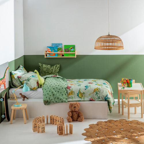 Dinosaur Cotton Percale Quilt Cover Set