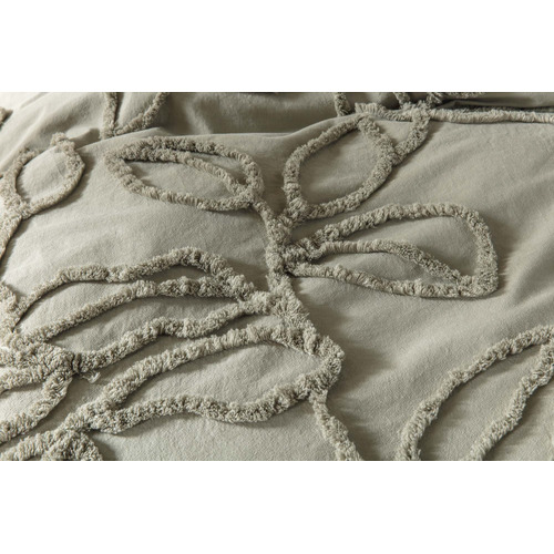 Kas Olive Sorrel Cotton Quilt Cover Set Temple & ster