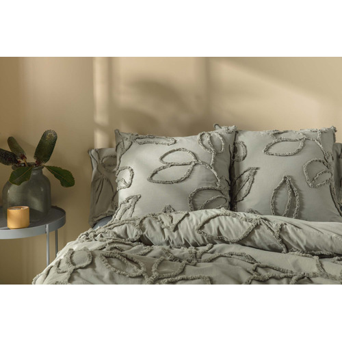 Kas Olive Sorrel Cotton European Pillowcase Temple & ster