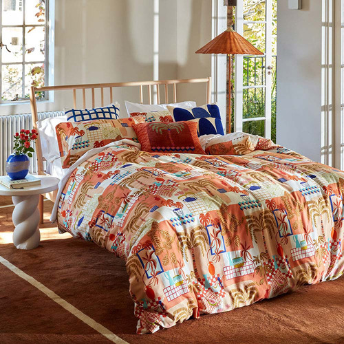Porto Cotton Sateen Quilt Cover Set