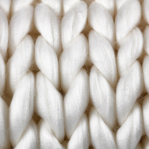 Accessorize Natural Chunky Knit Throw