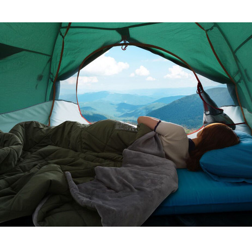 Accessorize Winter Travel Camping Quilt Temple & ster