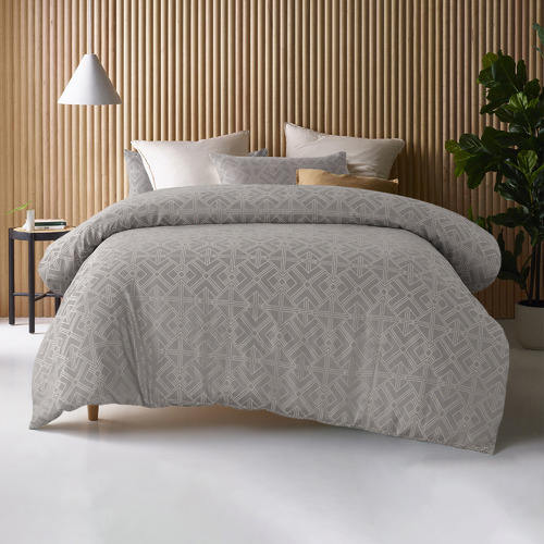 Accessorize Jacquard Gregory Quilt Cover Set | Temple & Webster