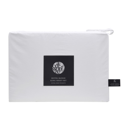 Deluxe Cotton Piped Sheet Set