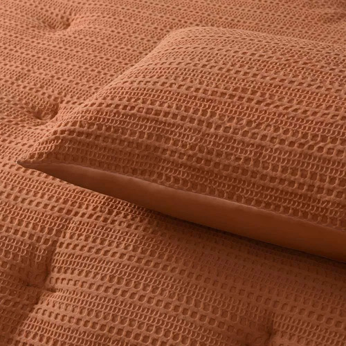 Tobacco Soho Waffle Comforter Set