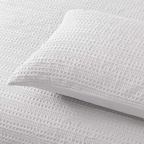 White-Soho-Waffle-Quilt-Cover-Set