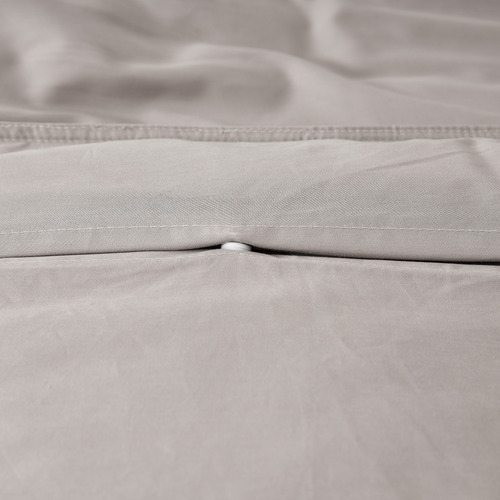 Stone Double Stitch Bamboo & Cotton Quilt Cover Set