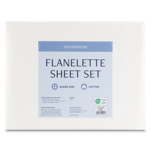 Cotton-Flannelette-Sheet-Set