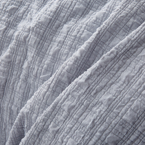Grey Augusta Quilt Cover Set